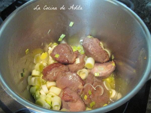 Carrilleras guisadas - Preparación paso 3