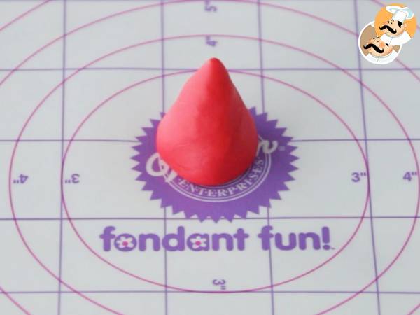 Cupcakes decoradas de Navidad - Preparación paso 3