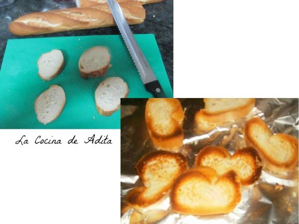 Tapa de pimientos asado con caballa - Preparación paso 2