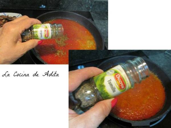 Chuletas de lechar, al orégano y tomillo - Preparación paso 4