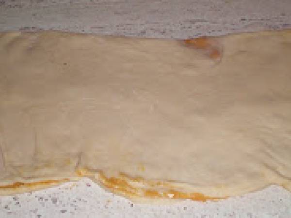 Bollitos de brioche con crema de cacahuete - Preparación paso 2