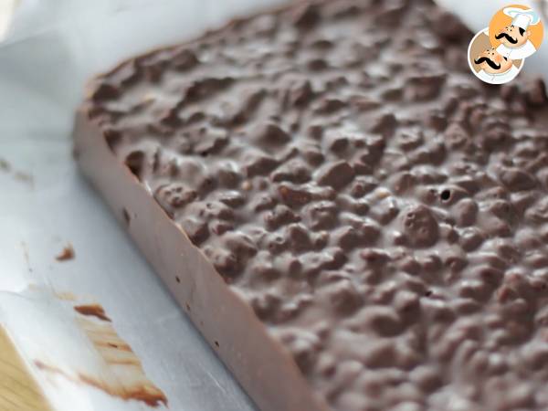 Turrón de chocolate para Navidad - Preparación paso 7
