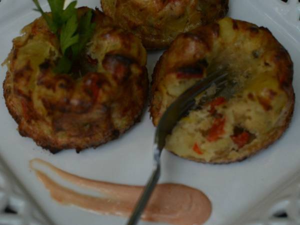 Pastel de cabracho y patatas - Preparación paso 3