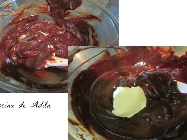 Tronco relleno de turrón con bizcocho esponja de pistacho - Preparación paso 8