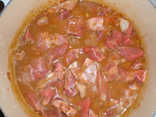 Guiso irlandés de carne con guisantes - Preparación paso 2