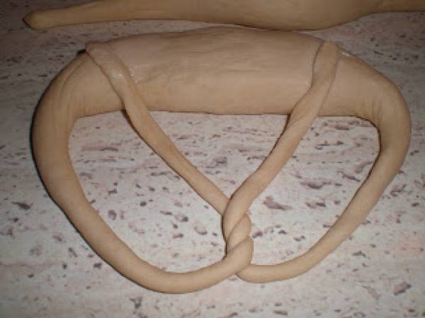 Pretzels, pan alemán - Preparación paso 7