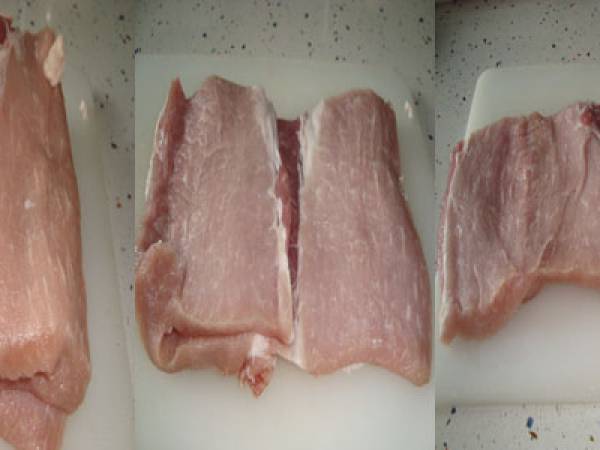 Lomo relleno al horno de chispi - Preparación paso 1