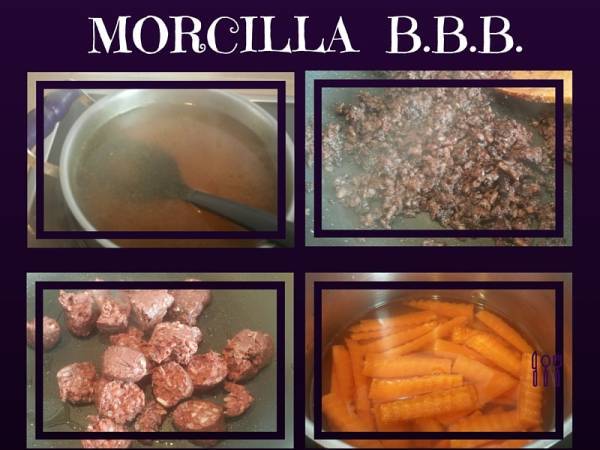 Arroz con morcilla y verduras B.B.B - Preparación paso 5