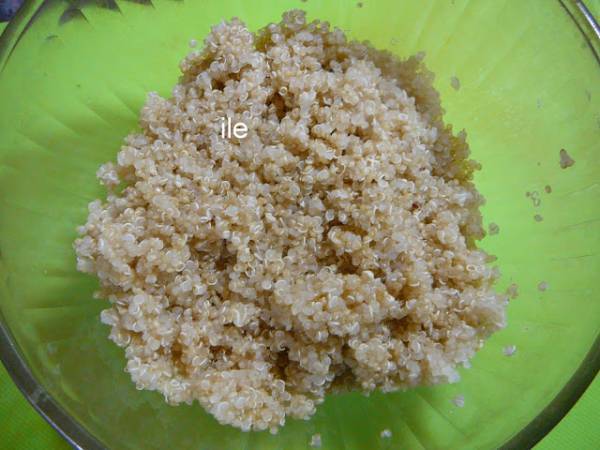 Ensalada de quinoa - Preparación paso 3