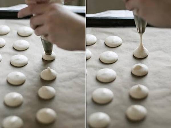 Macarons franceses - Preparación paso 1