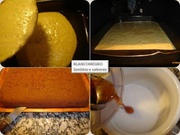 Torta de mantecol, nutella y mistela - Preparación paso 4