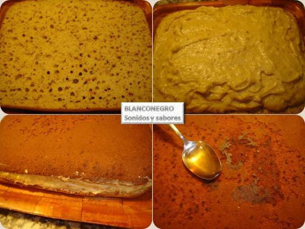 Torta de mantecol, nutella y mistela - Preparación paso 6