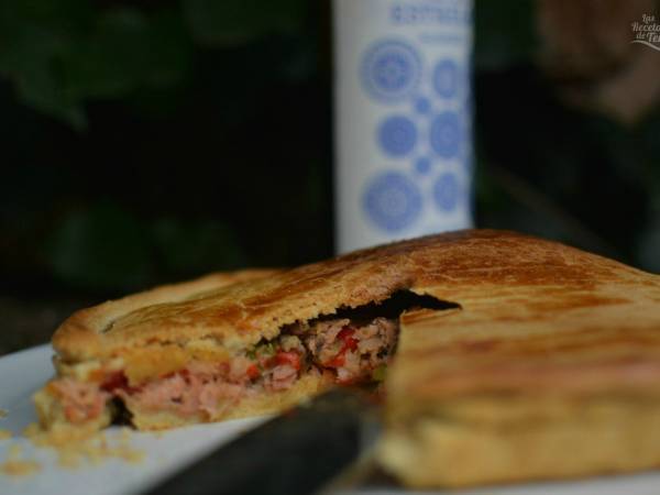 Empanada casera de atún fresco - Preparación paso 1