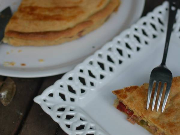 Empanada casera de atún fresco - Preparación paso 3