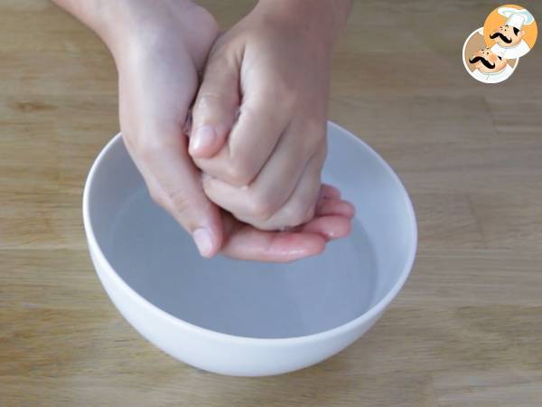 Panna Cotta con coulis de frambuesa - Preparación paso 4