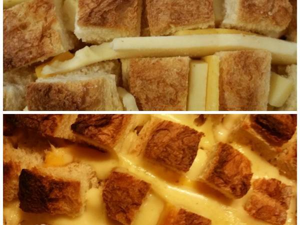 Pan con queso al horno - Preparación paso 2