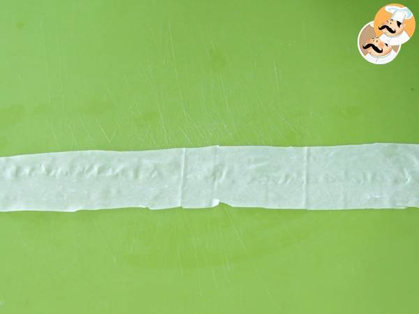 Gambas crujientes en masa filo - Preparación paso 2