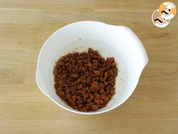 Cheesecake cremoso sin horno - Preparación paso 1