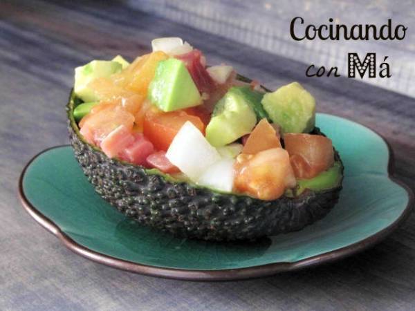 Ensalada de Aguacate y Jamón - Preparación paso 3