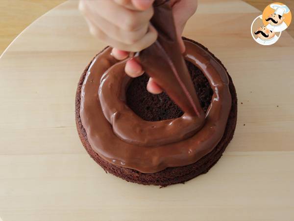 Tarta Kit Kat con ganache de chocolate - Preparación paso 7