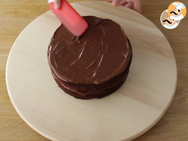 Tarta Kit Kat con ganache de chocolate - Preparación paso 8
