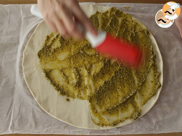 Bastones de pesto y parmesano - Preparación paso 1
