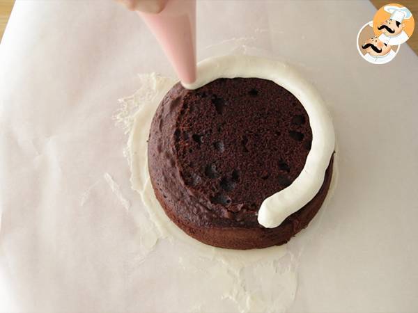 Tarta de fondant Petitchef paso a paso - Preparación paso 13