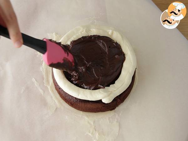 Tarta de fondant Petitchef paso a paso - Preparación paso 14