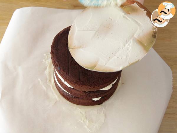 Tarta de fondant Petitchef paso a paso - Preparación paso 15