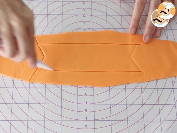 Tarta de fondant Petitchef paso a paso - Preparación paso 19