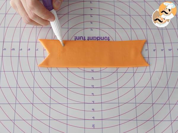 Tarta de fondant Petitchef paso a paso - Preparación paso 22