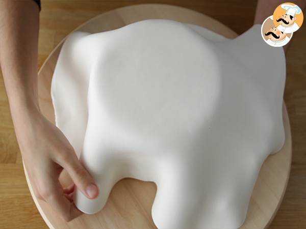 Tarta de fondant Petitchef paso a paso - Preparación paso 26