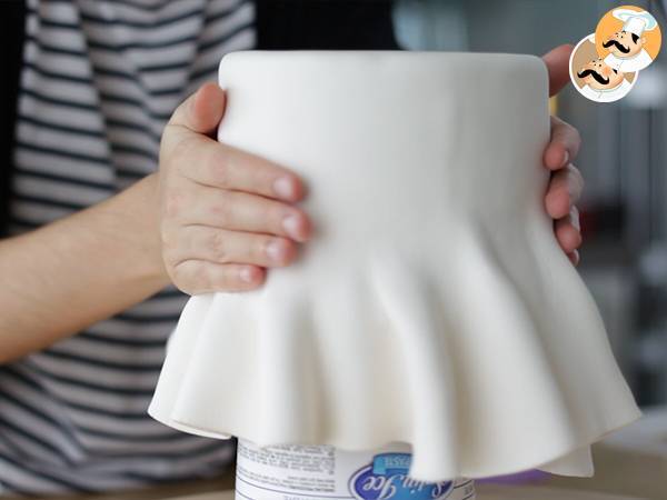 Tarta de fondant Petitchef paso a paso - Preparación paso 27