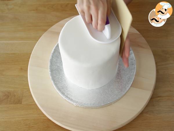 Tarta de fondant Petitchef paso a paso - Preparación paso 29