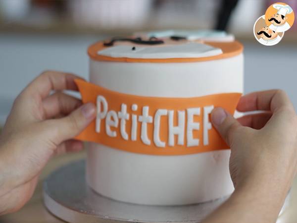 Tarta de fondant Petitchef paso a paso - Preparación paso 30
