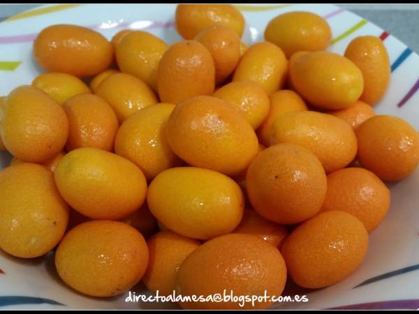 Mermelada de kumquats o naranjas chinas - Preparación paso 1