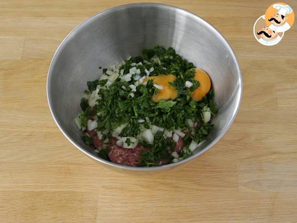 Mini pasteles de carne para Pascua - Preparación paso 3