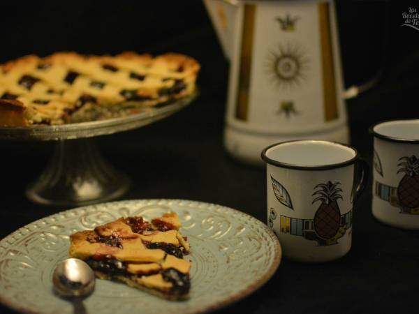 Crostata con mermelada de frutos rojos - Preparación paso 3