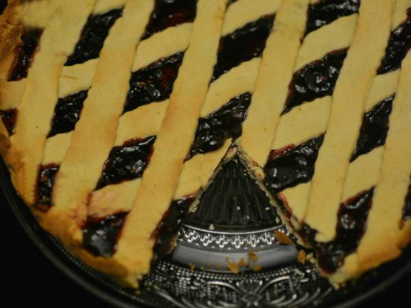 Crostata con mermelada de frutos rojos - Preparación paso 4