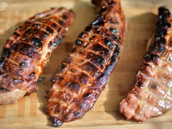 Solomillo de cerdo ahumado - Preparación paso 1