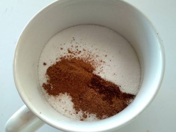 BIZCOCHO DE COMPOTA DE MANZANA - Preparación paso 8