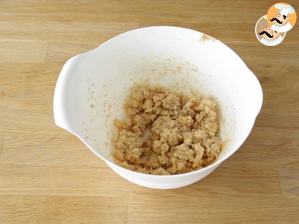 Cookie gigante con esponjitas, marshmallow - Preparación paso 1