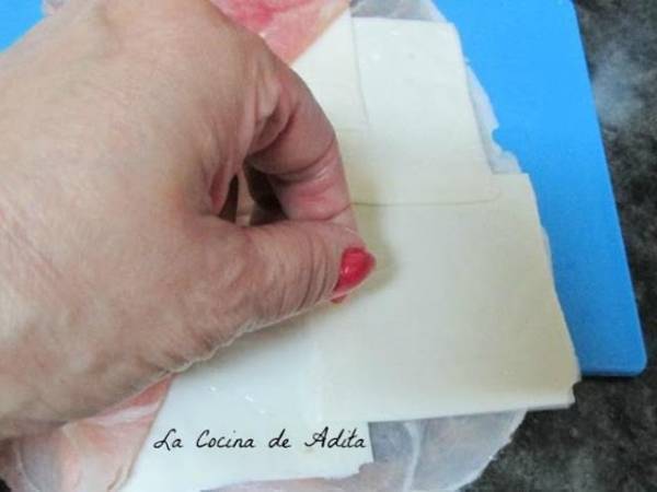 Flamenquines de espárragos - Preparación paso 2