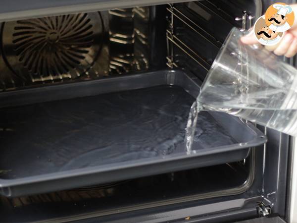 Flan de queso mascarpone - Preparación paso 4