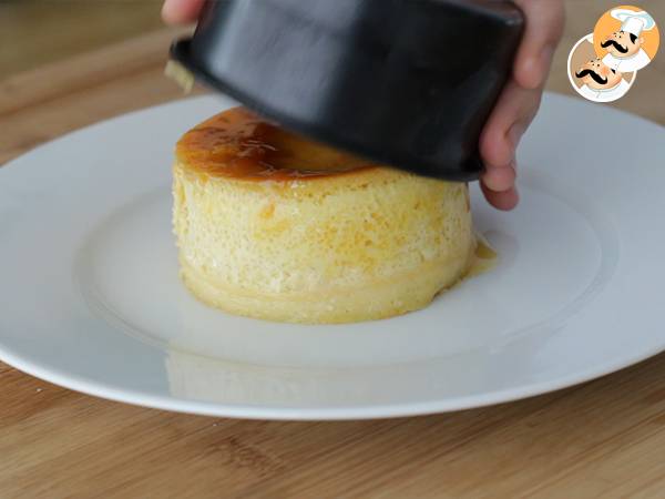 Flan de queso mascarpone - Preparación paso 7