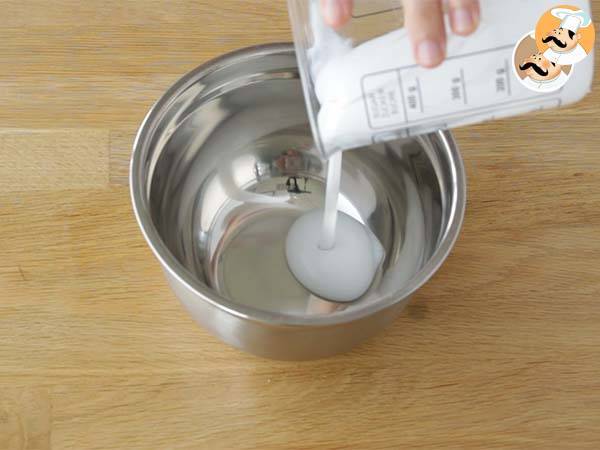 Helado de broma, fake - Preparación paso 1