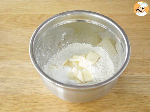 Scones de salmón y eneldo - Preparación paso 1