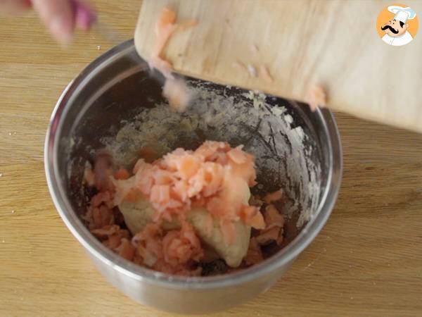 Scones de salmón y eneldo - Preparación paso 3