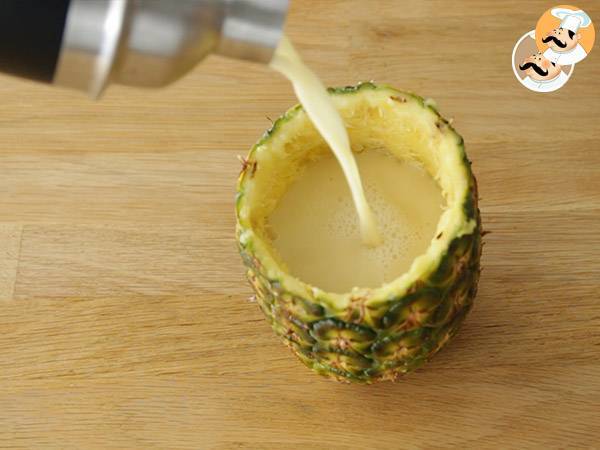 Piña Colada puertorriqueña - Preparación paso 3