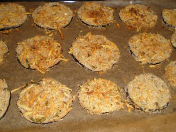 Berenjenas crujientes al horno - Preparación paso 4